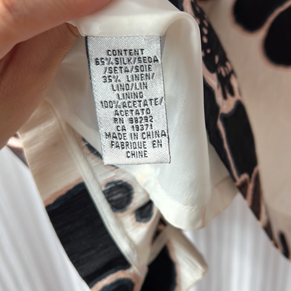 Tibi Collared Button Up Printed Sleeveless Dress - image 7